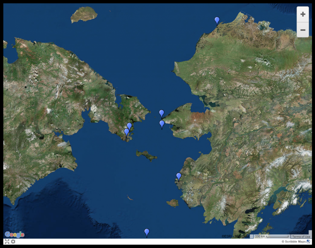Profiles from both sides of the Bering Strait Sitka Sound Science